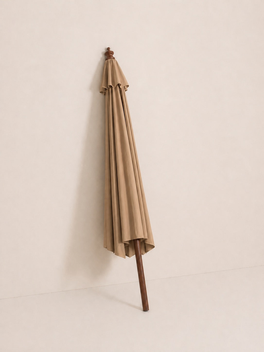 Double poulie laiton et mécanisme manivelle du parasol droit 4m